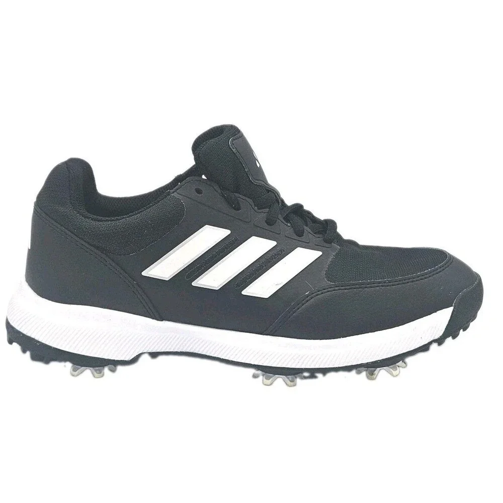 adidas Tech Response 3.0 Women's Golf Shoes Black White Spiked US 7.5